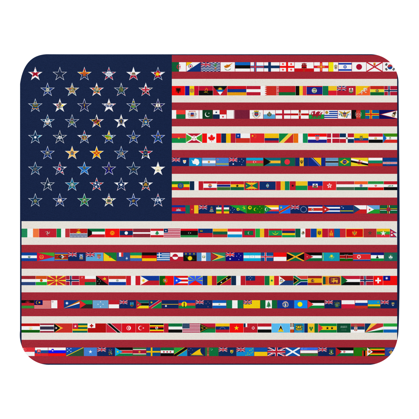 We Are America Flag Premium Mouse Pad