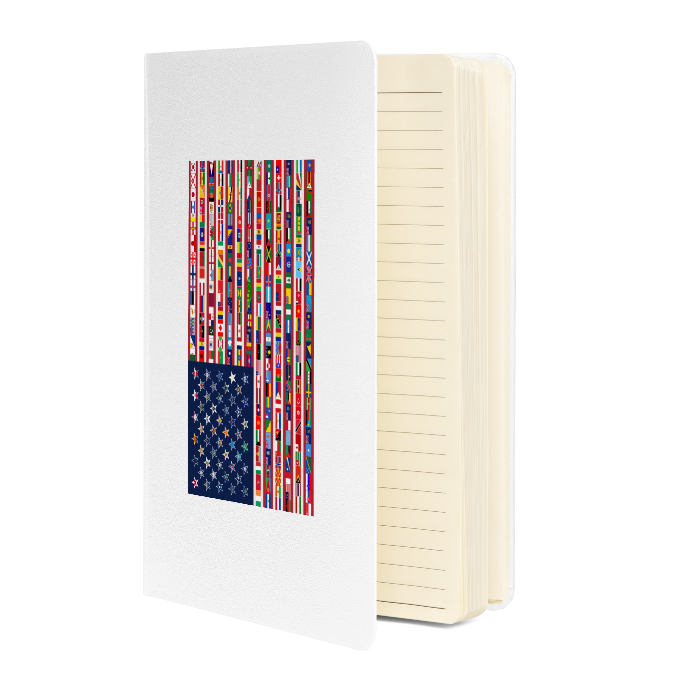 We Are America Flag Bound Notebook